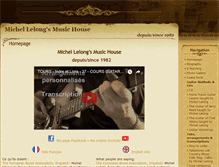 Tablet Screenshot of michel-lelong-music-house.com